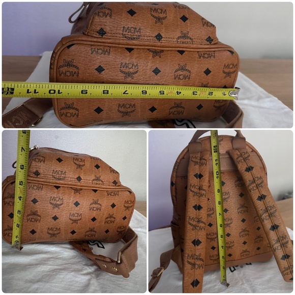 MCM Cognac Backpack With Dustbag - Picture 5 of 16